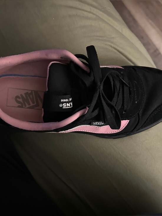 Vans Shoes - Vans Black and Light Pink Women's Low-Top Sneakers